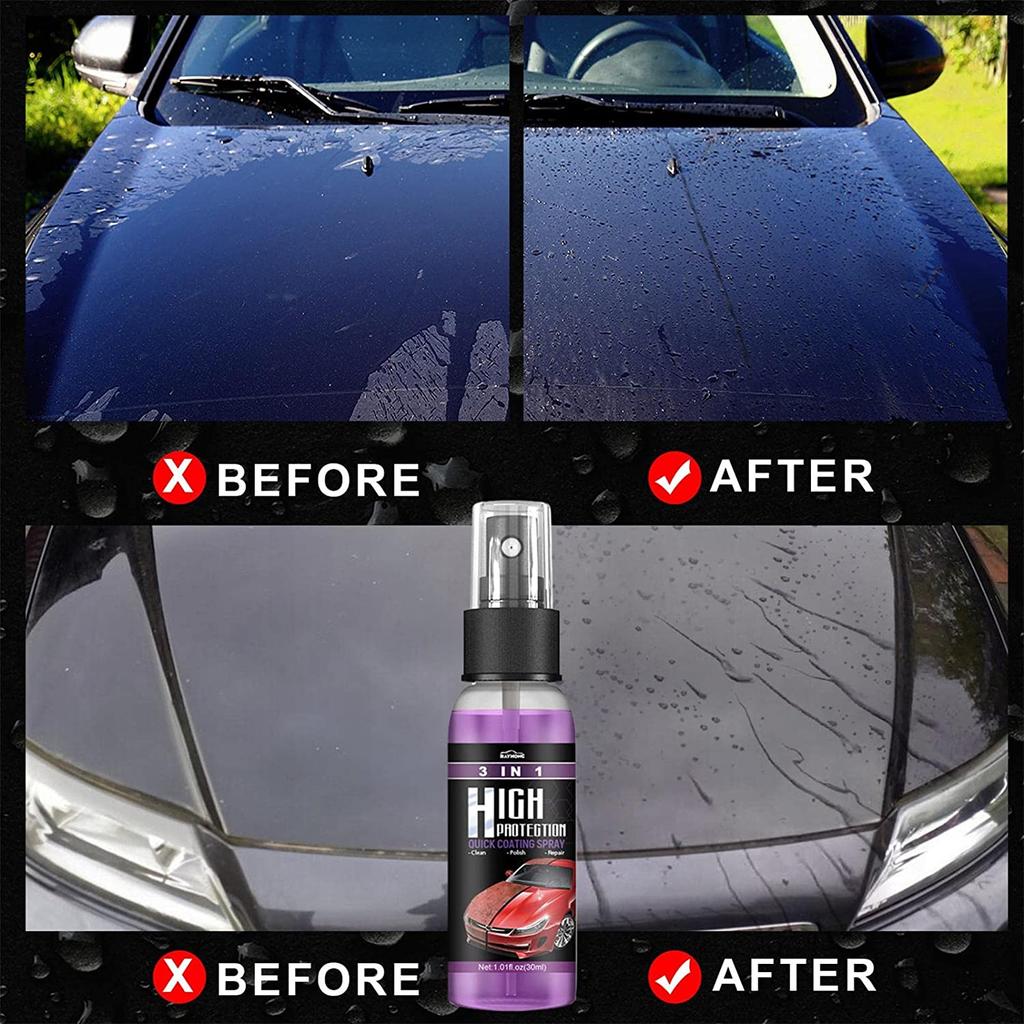 Auto-Nano-Reparaturspray, 3-in-1-Nano-Auto-Kratzer-Entfernungsspray, Autolackreparatur, Auto-Außenrestaurator, Keramik-Schnellbeschichtungsspray, Autopolitur