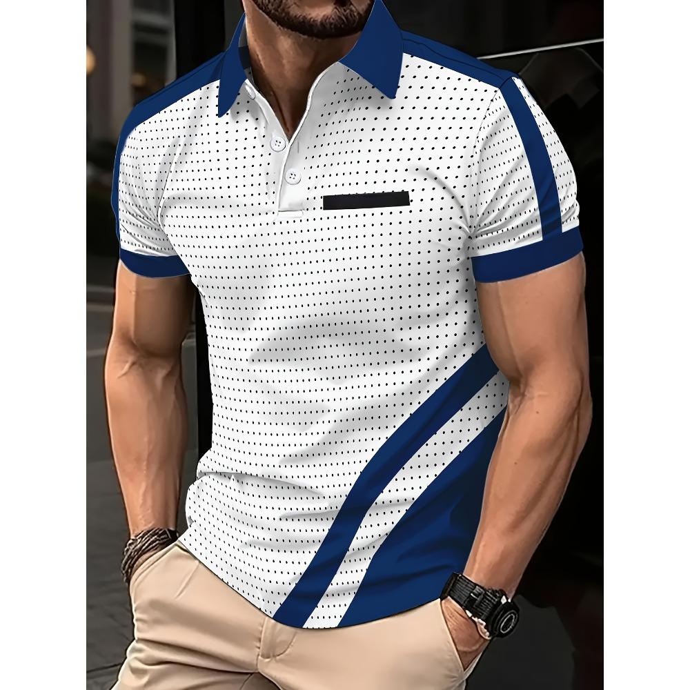 Summer Men's Short Sleeved Polo Shirt Casual Fashion