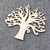 10 Pcs Wooden Tree Embellishments for Wedding Christmas