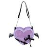 Lovely Little Devil Wings Pain Bag Comic Show Girls Crossbody Shoulder Bag Doll Receive Handbag Women Punk Heart Itabags