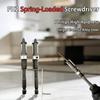 Spring-Loaded Screw Bit Holder | Heavy-Duty Quick Release Adapter | Magnetic Bit Retaining Tool for Impact Drivers & Drills