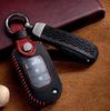 Leather Car Flip Key Case Cover For Honda Civic HRV CRV XRV CR-V Crider Odyssey Pilot Fit Accord Protector Bag Accessories