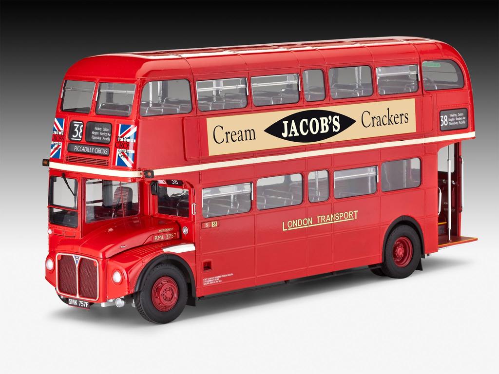 Deutsches Niveau London Bus R07651 Plastikmodell 1/24