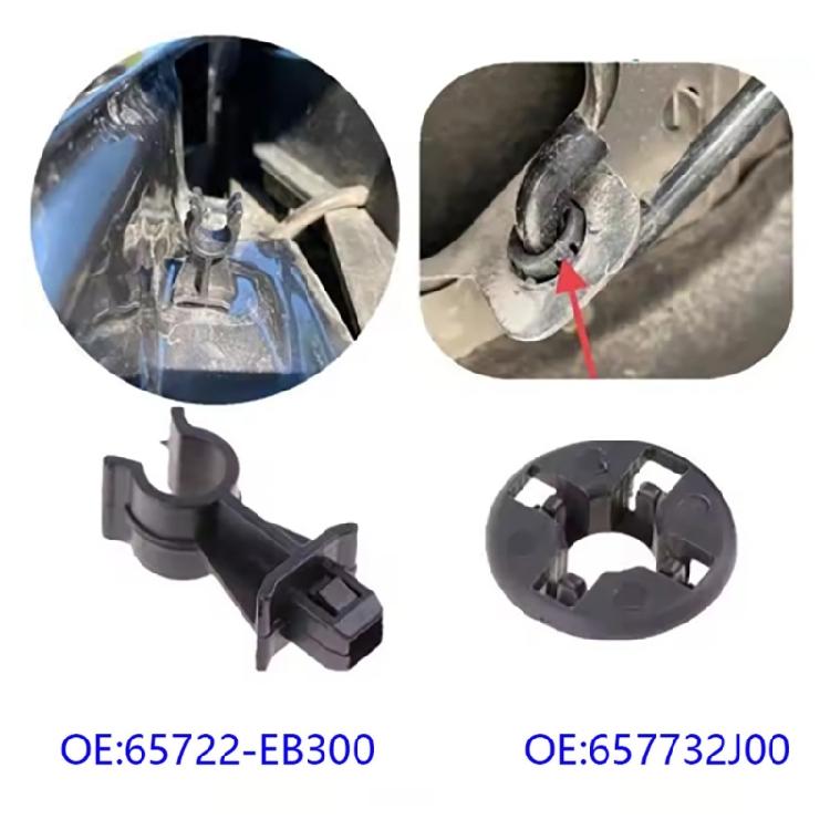 65722-EB300 657732J000 Automotive Hood Prop Rod Clip Engine Cover Holder Bracket Retainer For Dualis J10 D40 R51