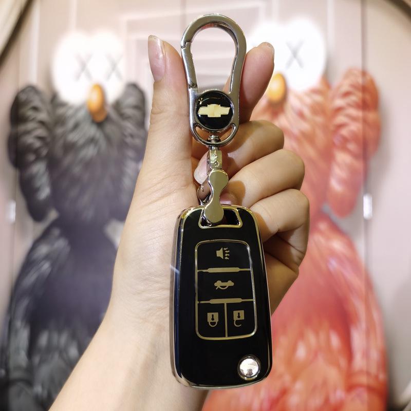 Chevrolet Key Cover Set for Malibu, Trax, Cruze, Aveo, Mako, Sail - 3 Pieces