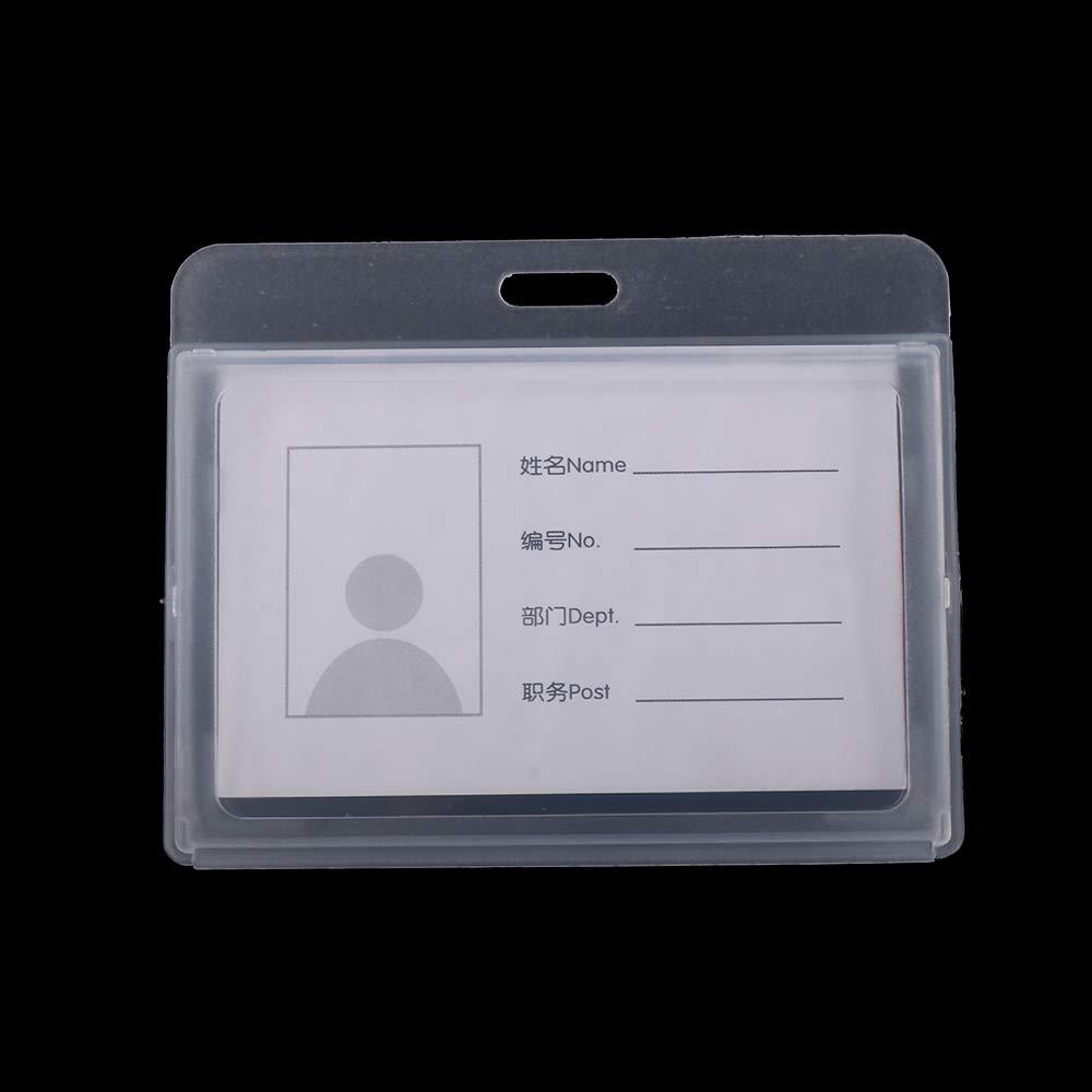 Tag Transparent Retractable Key Holder ID Card Holder Badge Holder Name Card Cover Bank Card Holder