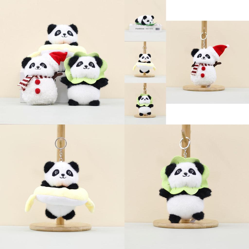 Cute Multi-season Panda Plush Keychain And Bag Decoration For All Occasions