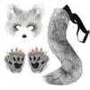 Halloween Costume Plush Fox Tail Cat Ears Orc Mask Gloves Cosplay Cosplay Cosplay Suit