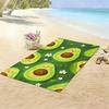 Telo Mare Avocado Oversize, Morbido Microfibra Asciugatura Rapida Stampa Cartone Animato Avocado Asciugamano da Bagno, Grande Coperta da Spiaggia per Piscina e Viaggio