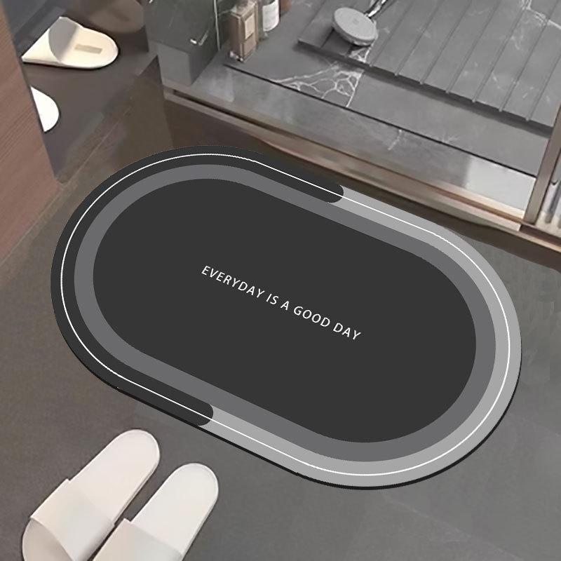 Diatom Mud Non-slip Quick Dry Bathroom Mat