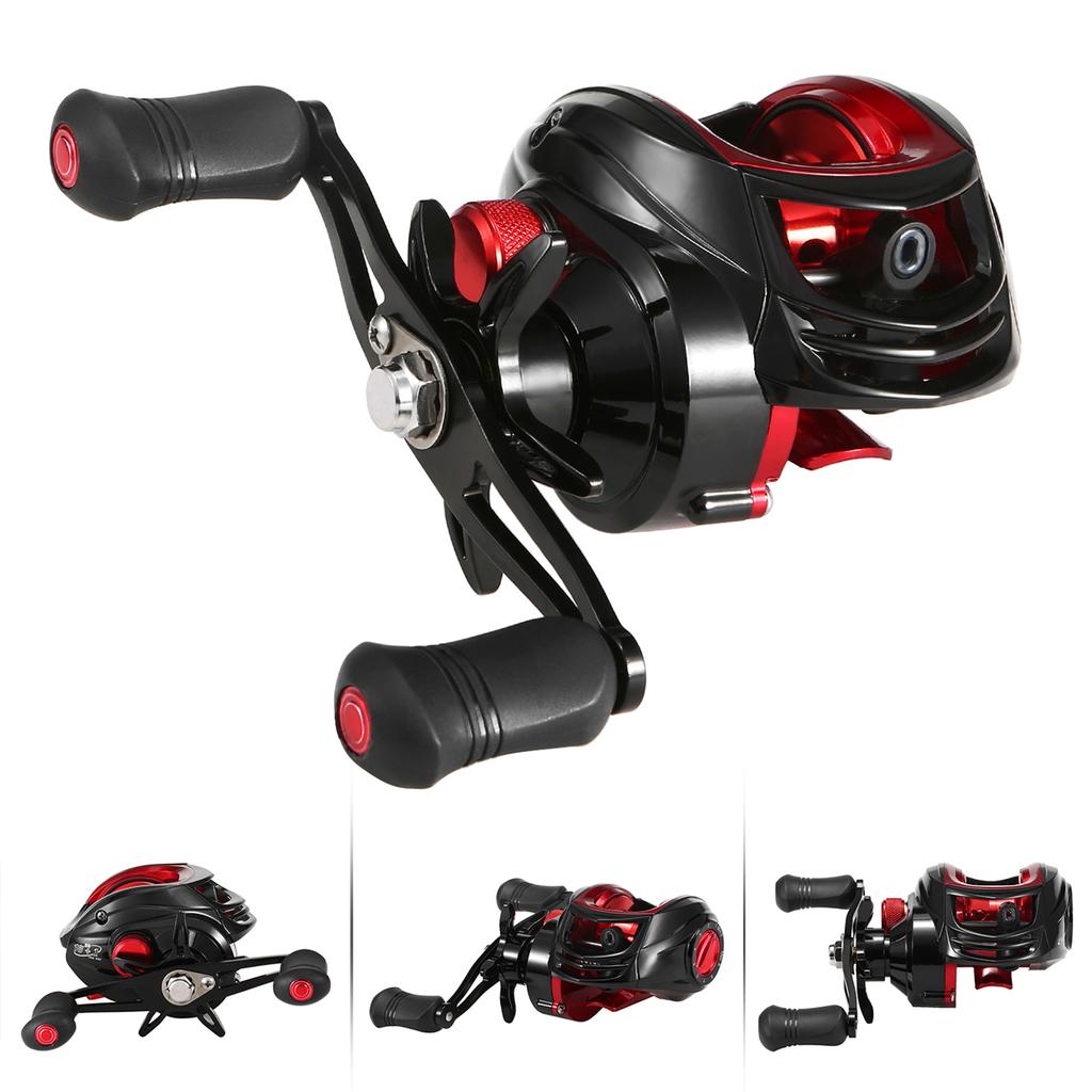 Baitcasting Reel 18+1BB Bea s Baitcasting Fishing Reel High Speed 7.2: 1 Gear Ratio Magnetic Brake System Baitcaster Reel