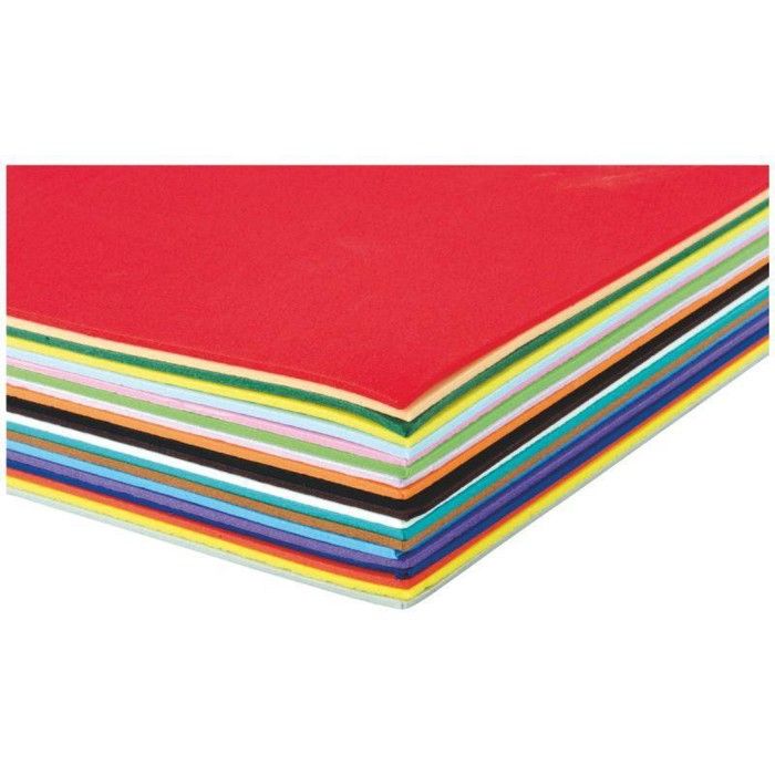 Plaque caoutchouc A3 - OZ INTERNATIONAL - 20 couleurs - Épaisseur 2mm - Format 30x40cm