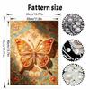 Pearl DIY Art Painting Iridescent Butterfly Handcrafted Picture Indoor Wall Ornament Relaxing Leisure Hobby Exquisite Home Decor Gift