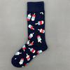 Happy Socks Women's Unisex Combed Cotton Sock Cherry Strawberry