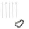 Replacement Pencil Tips for Tab S24U/S23U/Note 10/20 Pen Nibs with Removal Tweezer Refill Set Tablets Accessories