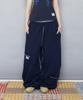 Ssobi Stitch Curved Long Pants [Navy]