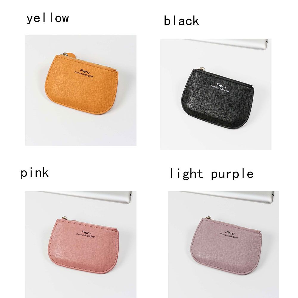 Ladies Portable Cash Clip Coin Bag Women Credit Card Bags PU Leather Small Wallet Short Purse Coin purse ID Card holder
