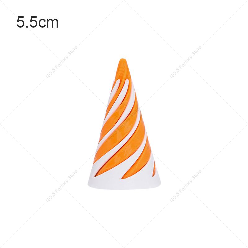 Giocattolo Fidget Cone Spirale Stampato in 3D Piramide Impossibile Attraversabile Scultura Antistress Giocattoli per Adulti Sollievo dallo Stress per Bambini Giocattolo da Tavolo