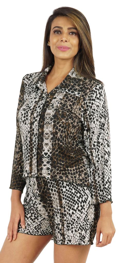 Phagun Printed Loungewear Set For Women 2 Piece Nightwear Cotton Top &