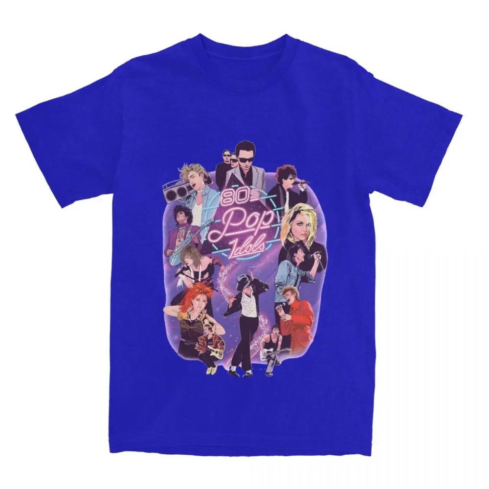 Funny Retro 80s Pop Idols T-Shirts Men Women's  Vintage Nostalgia 90s Popstars Tee Shirt Printed Clothing