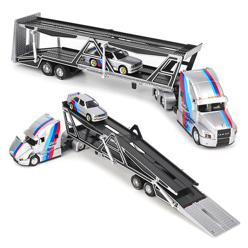 Maisto 1:64 MACK ANTHEM/1988 BMW 3 SERIES M3 precision model car Model collection gift