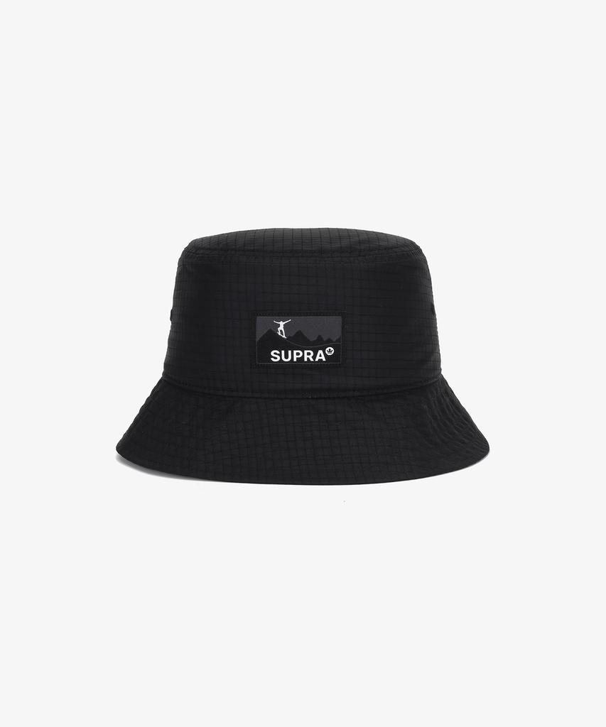 SUPRA Mountain Sb Graphic Label Point Bucket Hat (Black)