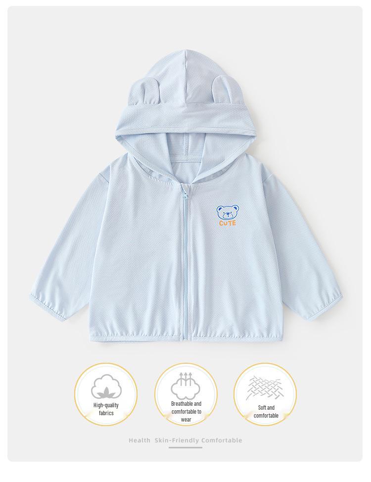 Children's Hooded Sun Protection Jackets - Baby & Kids' Summer Casual Tops