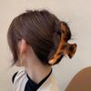 Comfortable Leopard Pattern Hair Claw Strong Barrette For Daily Use Hair Claw Clip For Office Women Everyday Outfit