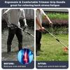 Trimmer Grip String Trimmers Handle With Bracket Clamp Trimmer Handle For Landscaping Edging Lawn Yard Trimming Garden Tools