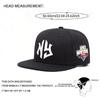 New Flat Edge Hat Letter Ny1664 Embroidered Outdoor Leisure Commuter Sunshade Hat Street Pop Hiphop Hat Unisex Baseball Hat