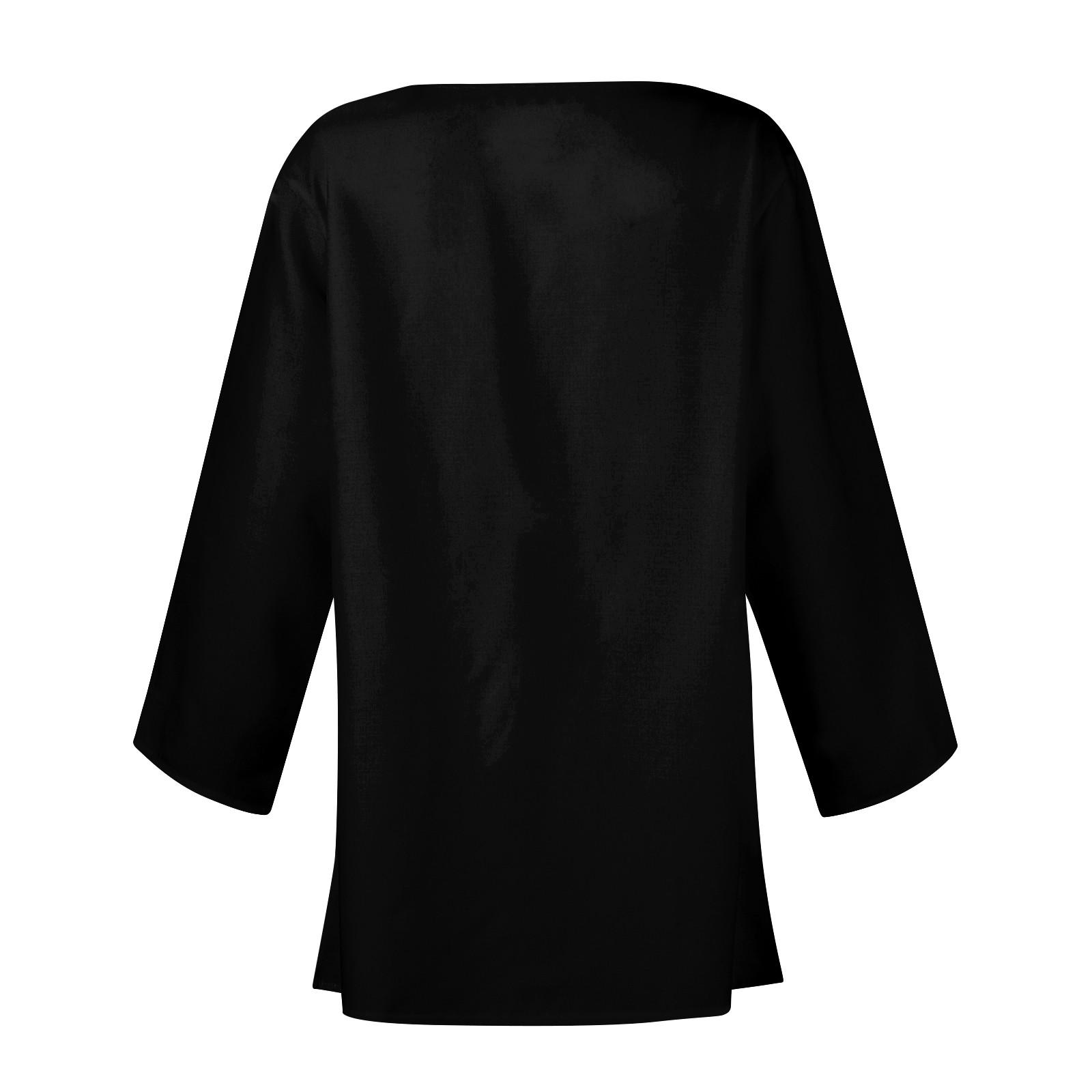 Женская повседневная модная легкая куртка средней длины с принтом — фото 5