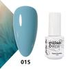 GELPOLISH Nail Art Set: Base, Top Coat, Transparent & White Gel Polishes