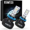 BEA H11 Bulbs, S1 Series H8 H9 Fog Lights, 300% Brighter 6500K White, 2 Bulbs