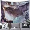 Silk-Textured Pigment Blending Digital-Printed Polyester Tapestries Living Rooms Bedrooms Macrame Wall Hanging Room Decor