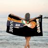 1pc Haikyuu4 Beach Towel with Custom Name, Beach/Swimming/Bath/Picnic/Camping Towel, Suitable for Seaside Beaches