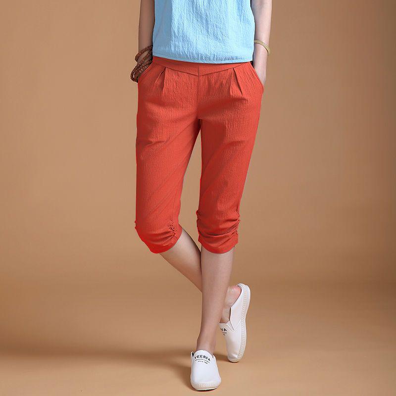 High Waist Korean Style Spring Harem Pants - Cotton Linen Ice Silk, Slimming and Comfortable Casual Wear