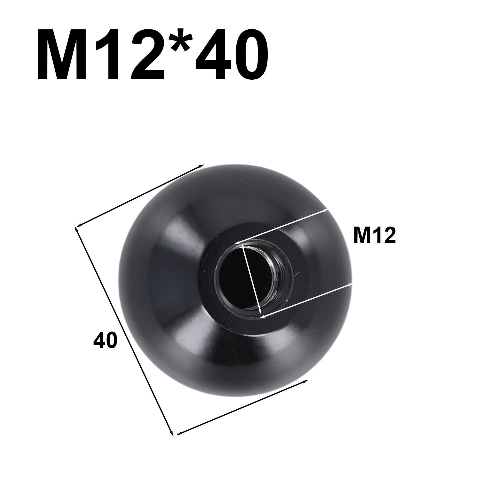 

Бакелитовая шариковая гайка для станка Ручка для шаровой гайки Шарик M12-40 iron black