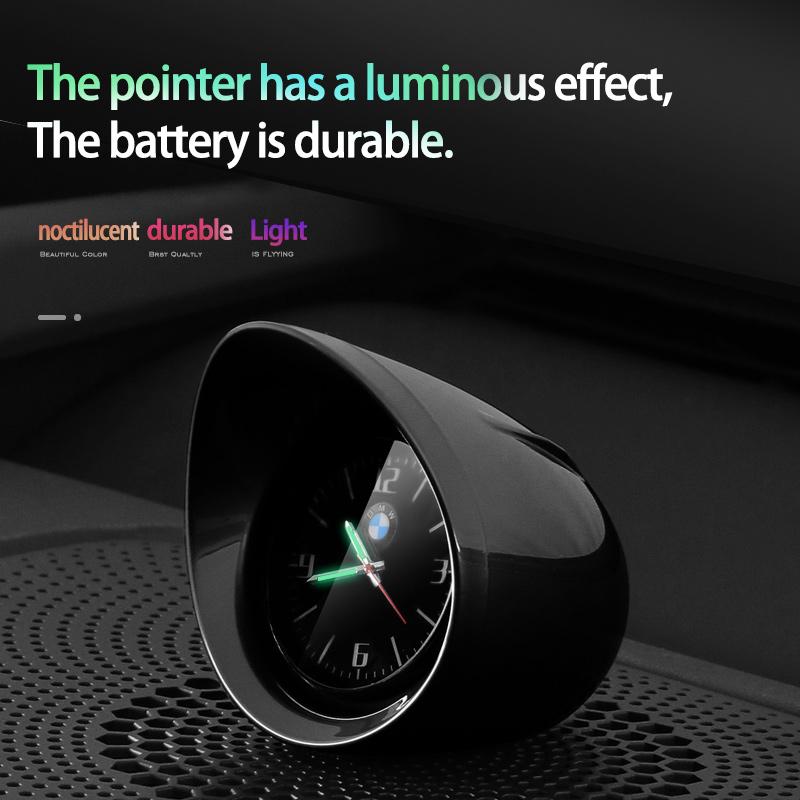 Suitable for Citroen C1 C2 C3 C4 C5 C6 C8 C4L DS3 DS4 DS5LS DS6 Car Decoration; Car Dashboard Time Display Clock Accessories