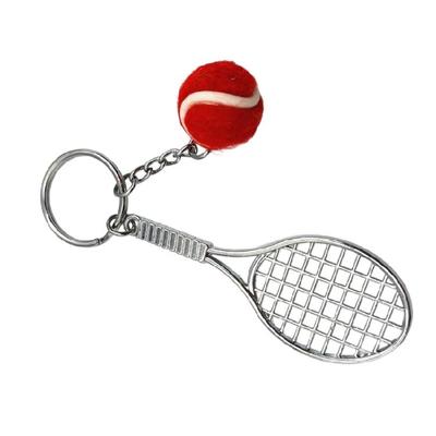 Porte-clés Sac de Tennis Métallique Moderne Petite Bourse Décoration Porte-clés Amical Résistance à l'Usure Pratique