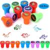 Dinosaurier Party Mitgebsel Klatscharmbänder Strohhalme Ringe Schlüsselanhänger für Kinder Geburtstagsgeschenke Mädchen Junge Spielzeug Dinosaurier Thema Zubehör
