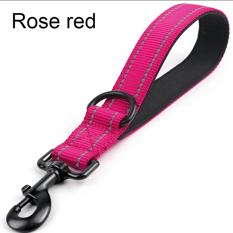 

Dog Reflective Short Dogs Nylon for Dog Walking Rope Diving Material Dogs Leashes Zinc Alloy Lock Lockable 360 Degree Rotation S розы красного