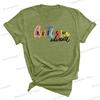 Autism Advocate Shirt Special Ed Gift Crew Neck Clothing Autism Awareness Graphic T Shirts Women Proud Mom Short Sleeve Tshirt