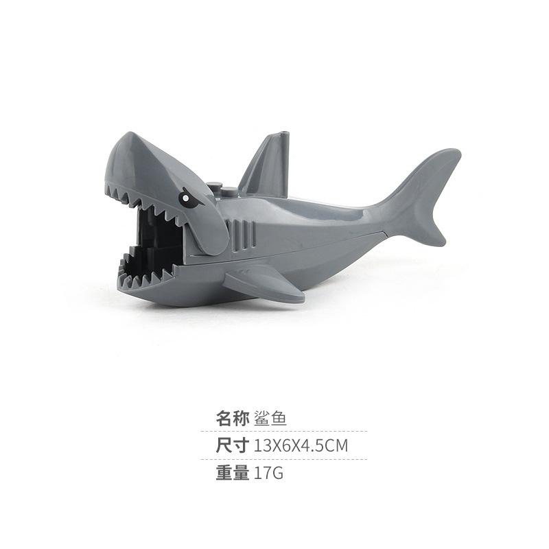 Children'S Educational Science And Education Animal Building Block Toy Shark Gorilla Animal Ornament Model Cognition