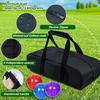 Easy Access Sports Accessories Organizer for Bocce Ball Water Resistant Oxford Fabric Feature Padded Shoulder Strap