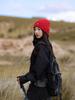 Women's Knitted Beanie Hat: Autumn/Winter, Korean Style, Ear Protection, Windproof, Outdoor Mountaineering Fashion.