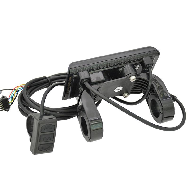 SW900 LCD Дисплей Панель Управления 24 36 48V 52V 60V Электросамокат 6-контактный Разъем Отображение Скорости Время Мощность NONE
