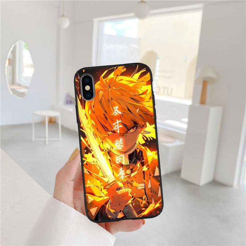 Demon Slayer Art New High-End Shell Phone Case for iPhone SE X XS XR 16E 11 17 Pro Max 8 7 6 6s Plus