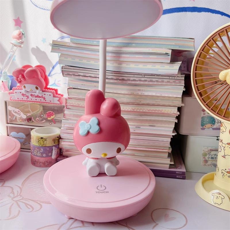 Cinnamoroll & My Melody LED Night Lamp for Study or Bedside - Cute & Eye-Friendly Girls' Light