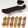 Premium Complete Wooden Fingerboard Finger Skate Board With Grit Box And Foam Tape