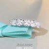 Jiu Mei Jewelry 2022 Square Bag Ring: S925 Sterling Silver with High Carbon Diamond Zircon, Women's Hot Style.